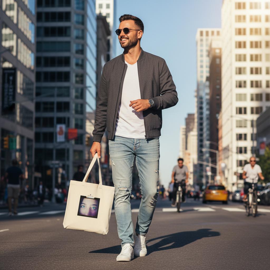 Truthful - "Have A Looksie" Tote Bag Natural 6