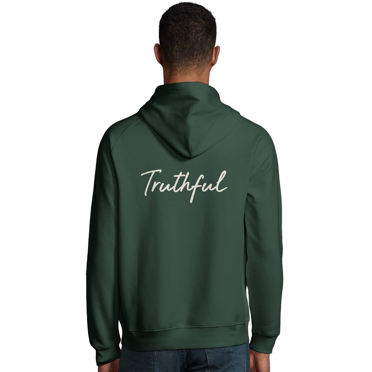 Truthful - "Have a Looksie" Hoodie Bottle Green 4