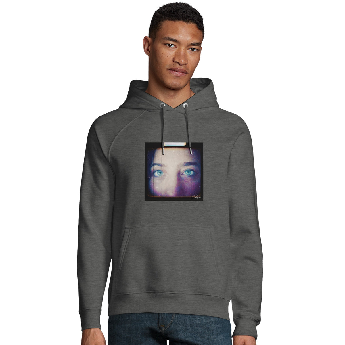 Truthful - "Have a Looksie" Hoodie Grey Melange 3