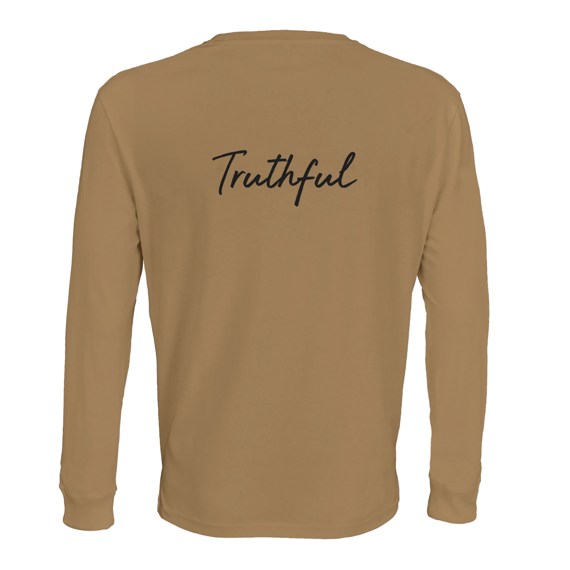 Truthful - "Have a Looksie" Long sleeve dark beige 2