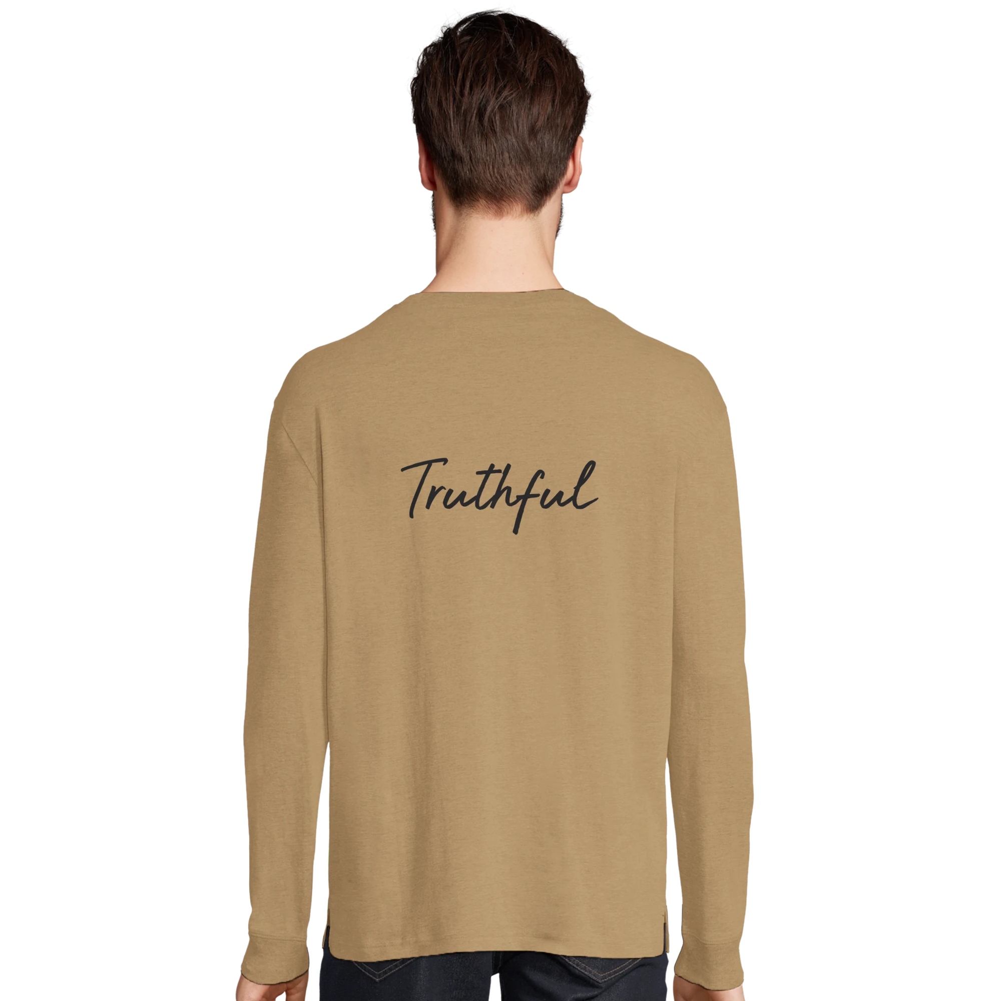 Truthful - "Have a Looksie" Long sleeve dark beige 4