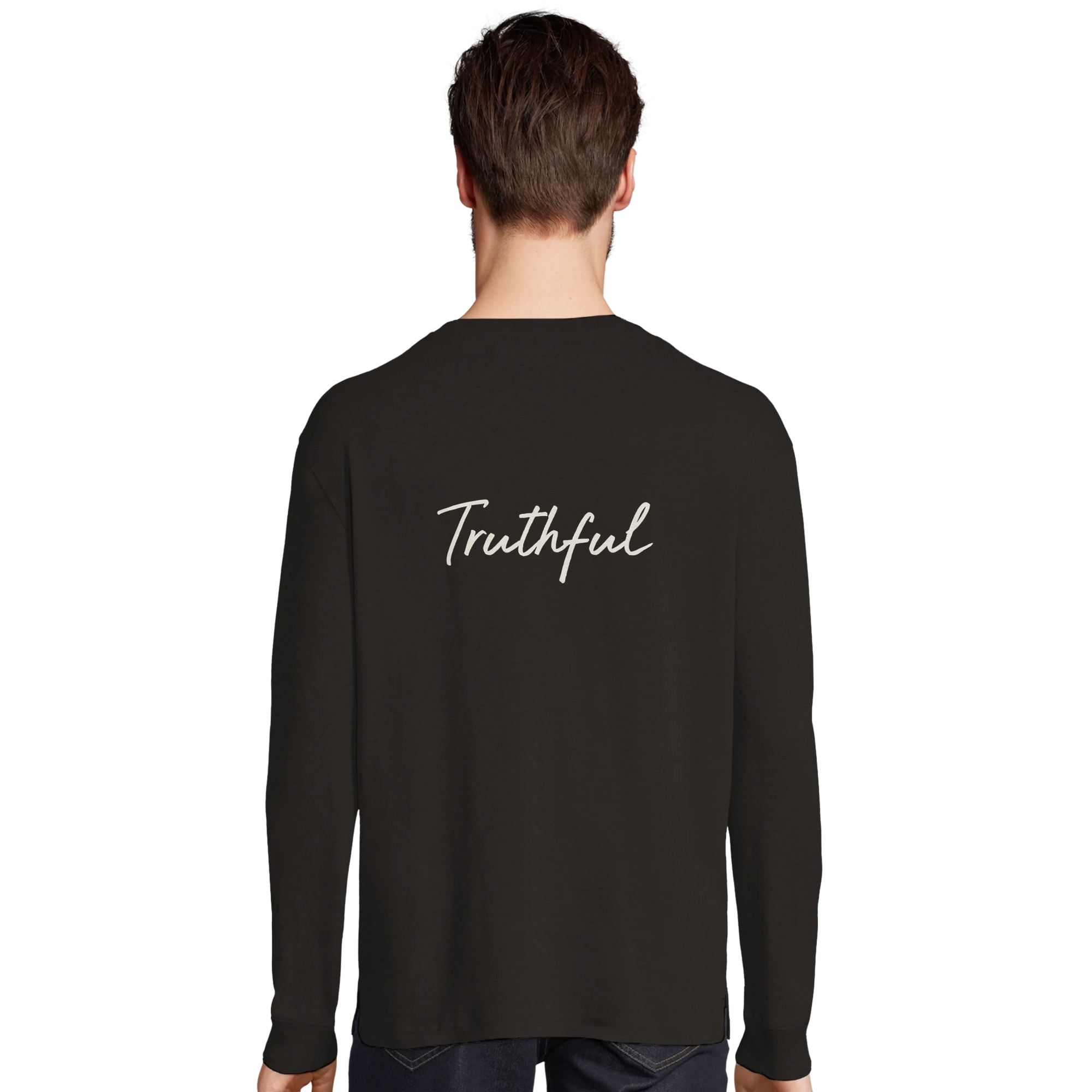 Truthful - "Have a Looksie" Long sleeve Deep Black 4