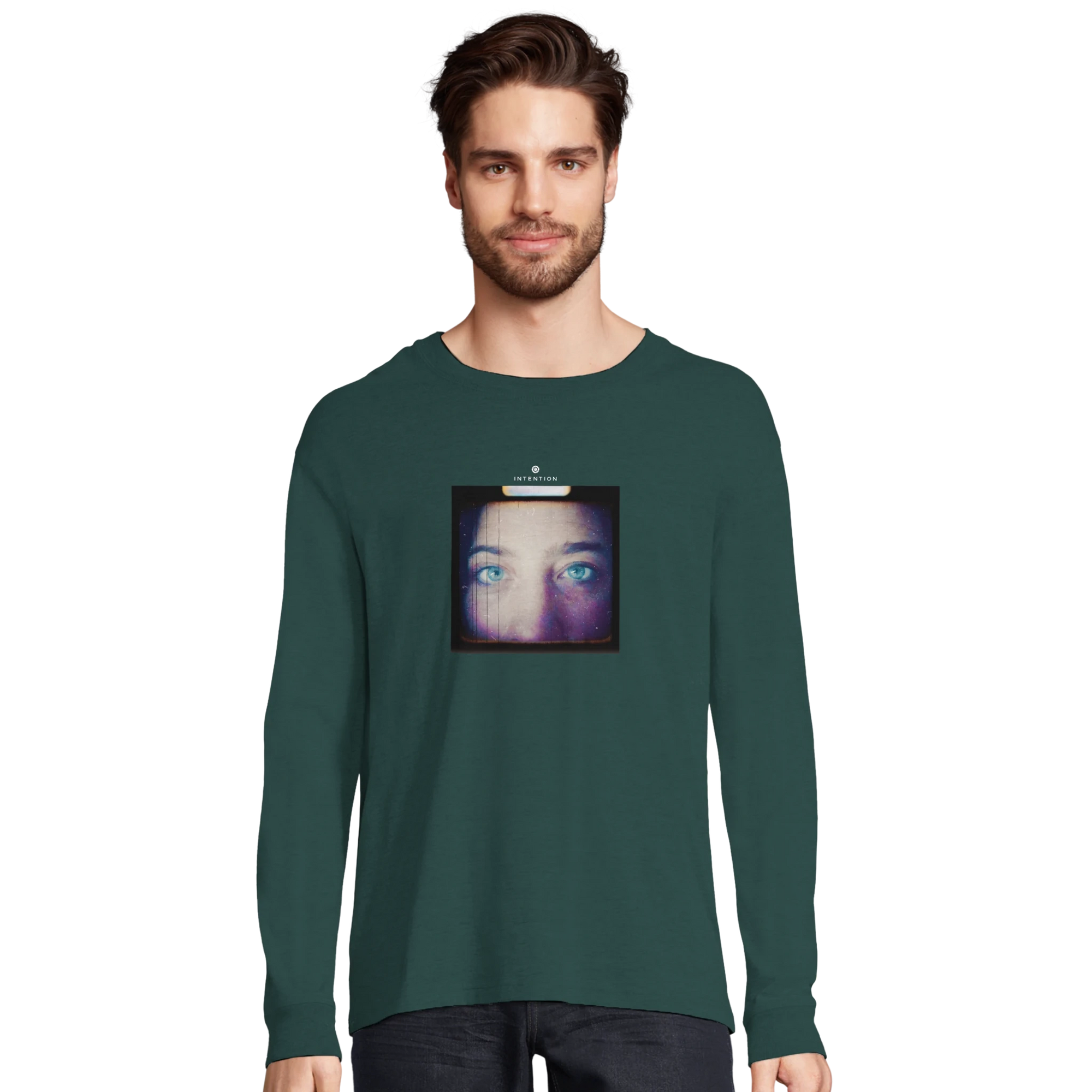 Truthful - "Have a Looksie" Long sleeve green empire 3