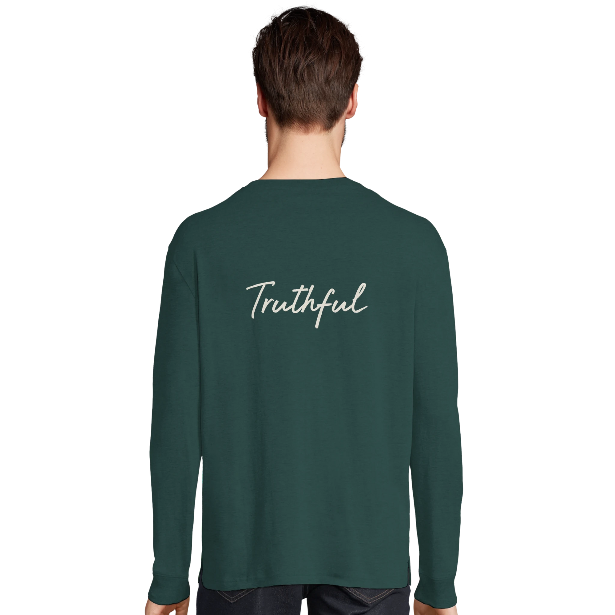 Truthful - "Have a Looksie" Long sleeve green empire 4