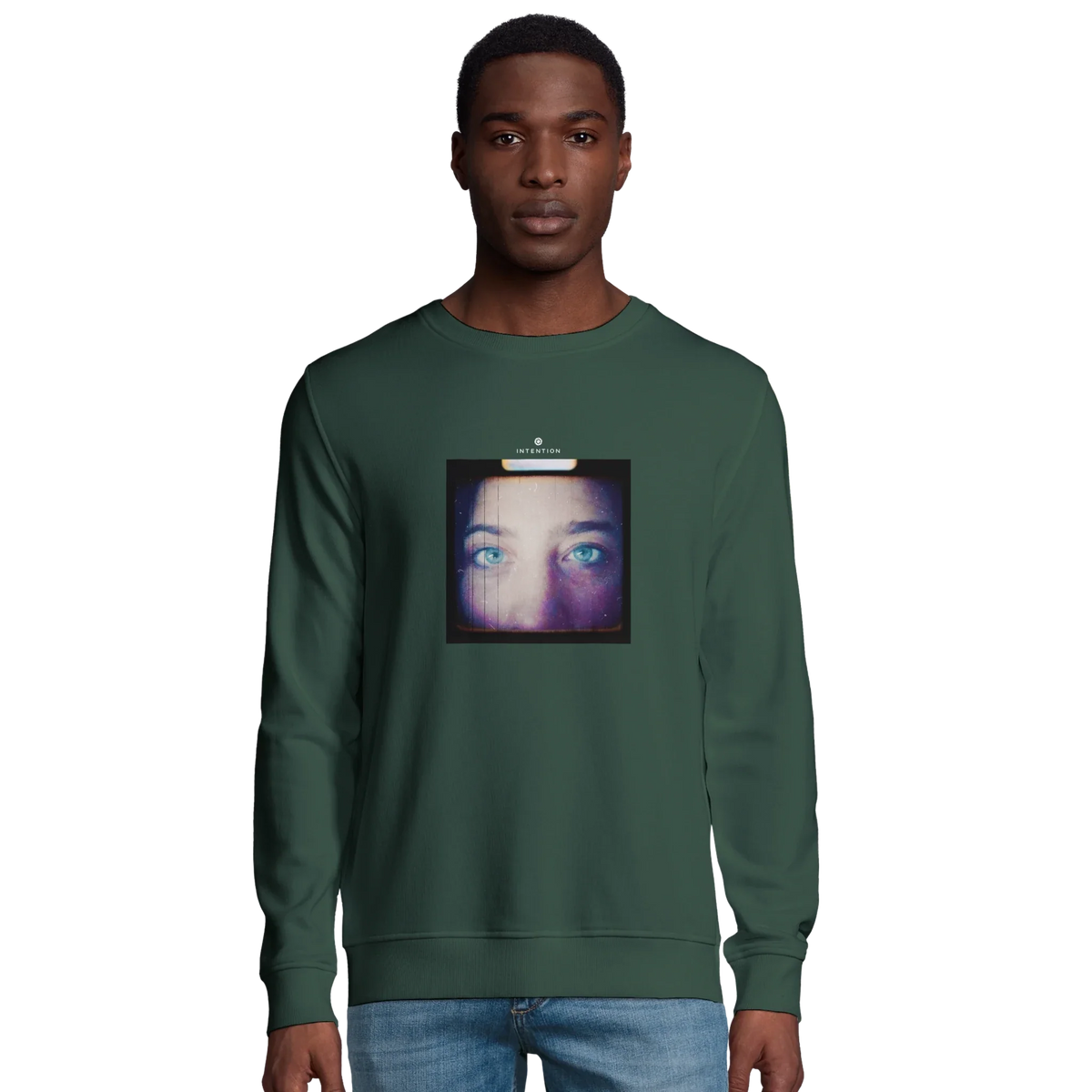 Truthful - "Have a Looksie" Sweatshirt Bottle Green 3
