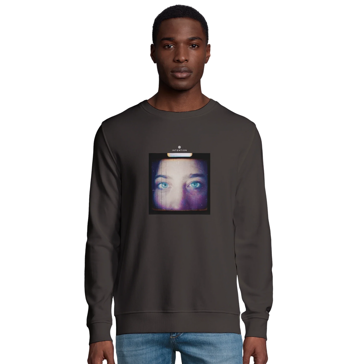 Truthful - "Have a Looksie" Sweatshirt deep charcoal grey 3