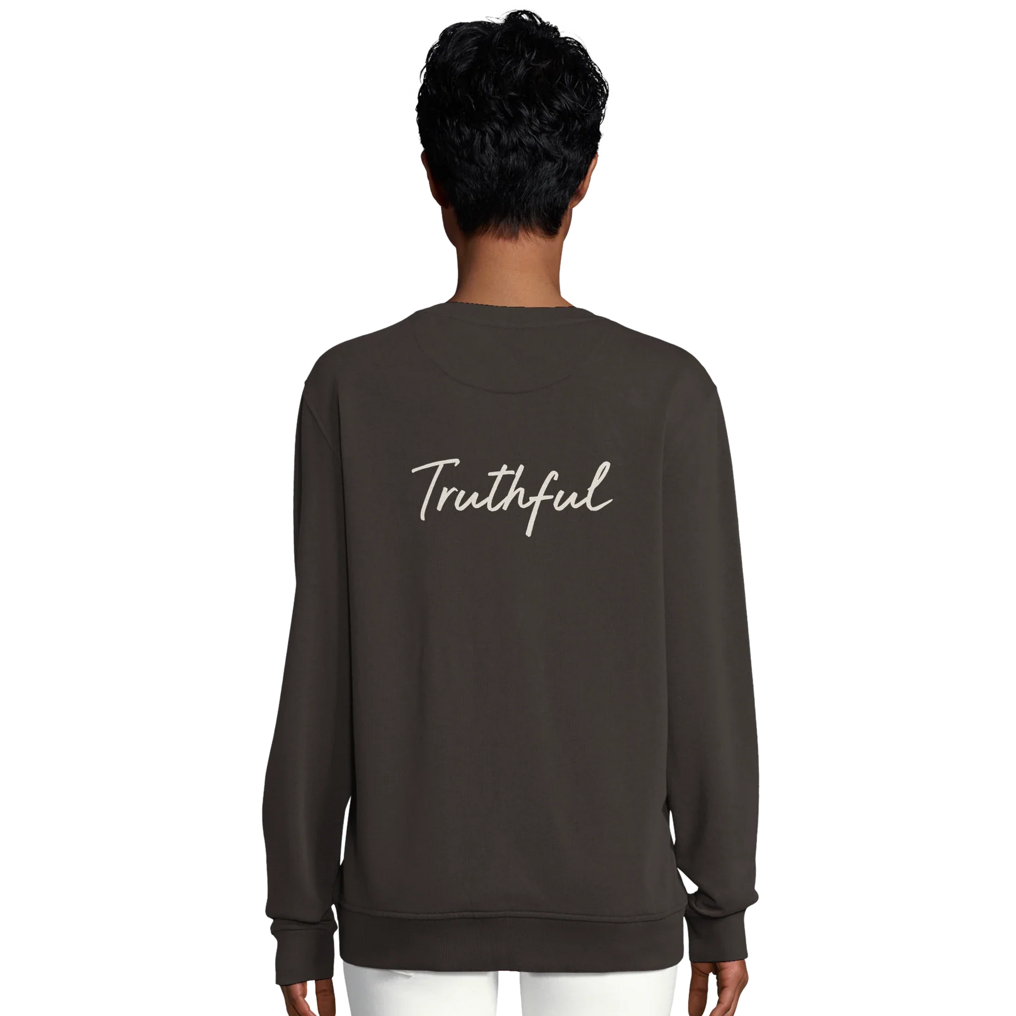Truthful - "Have a Looksie" Sweatshirt deep charcoal grey 6