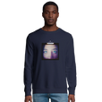 Truthful - "Have a Looksie" Sweatshirt French Navy 3