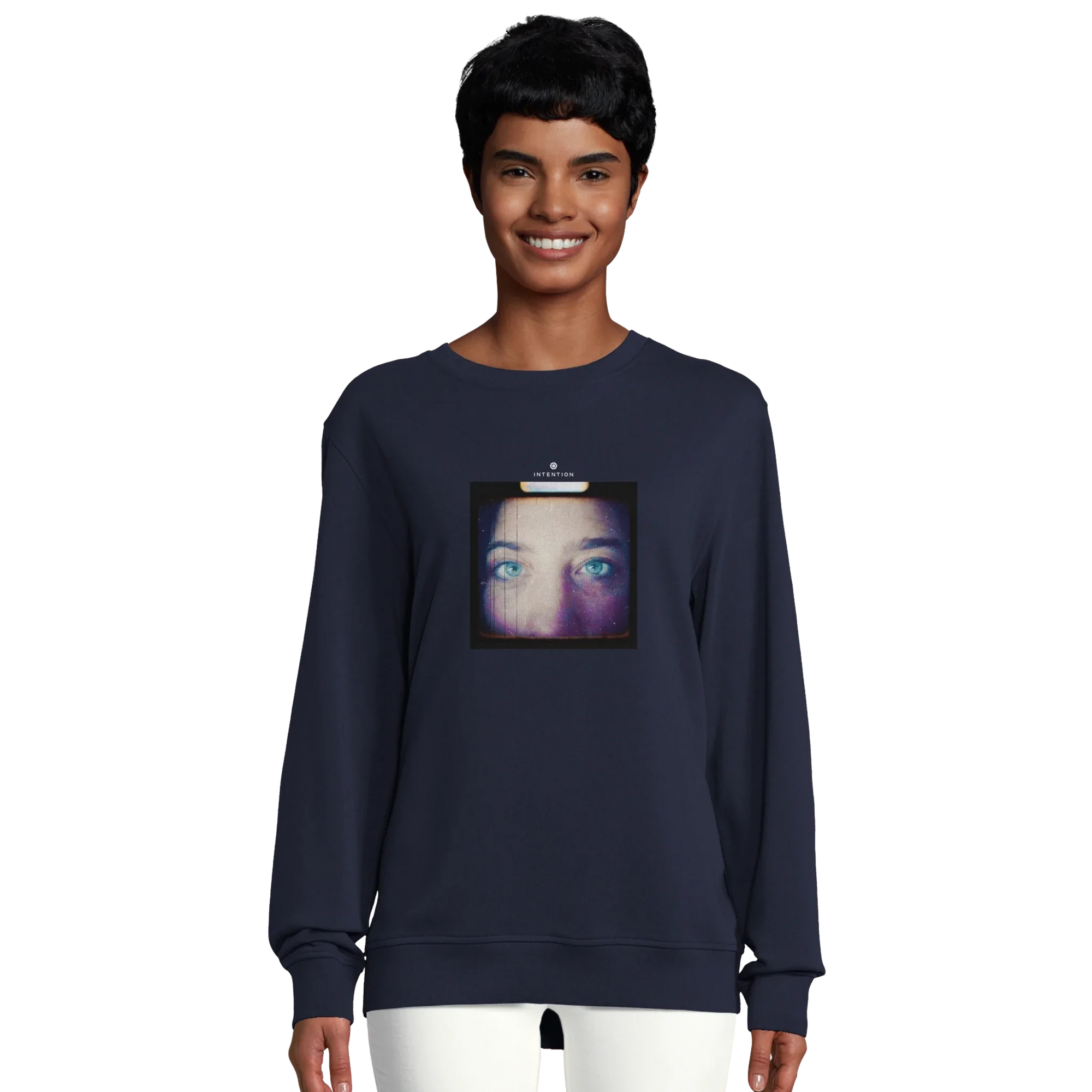 Truthful - "Have a Looksie" Sweatshirt French Navy 5