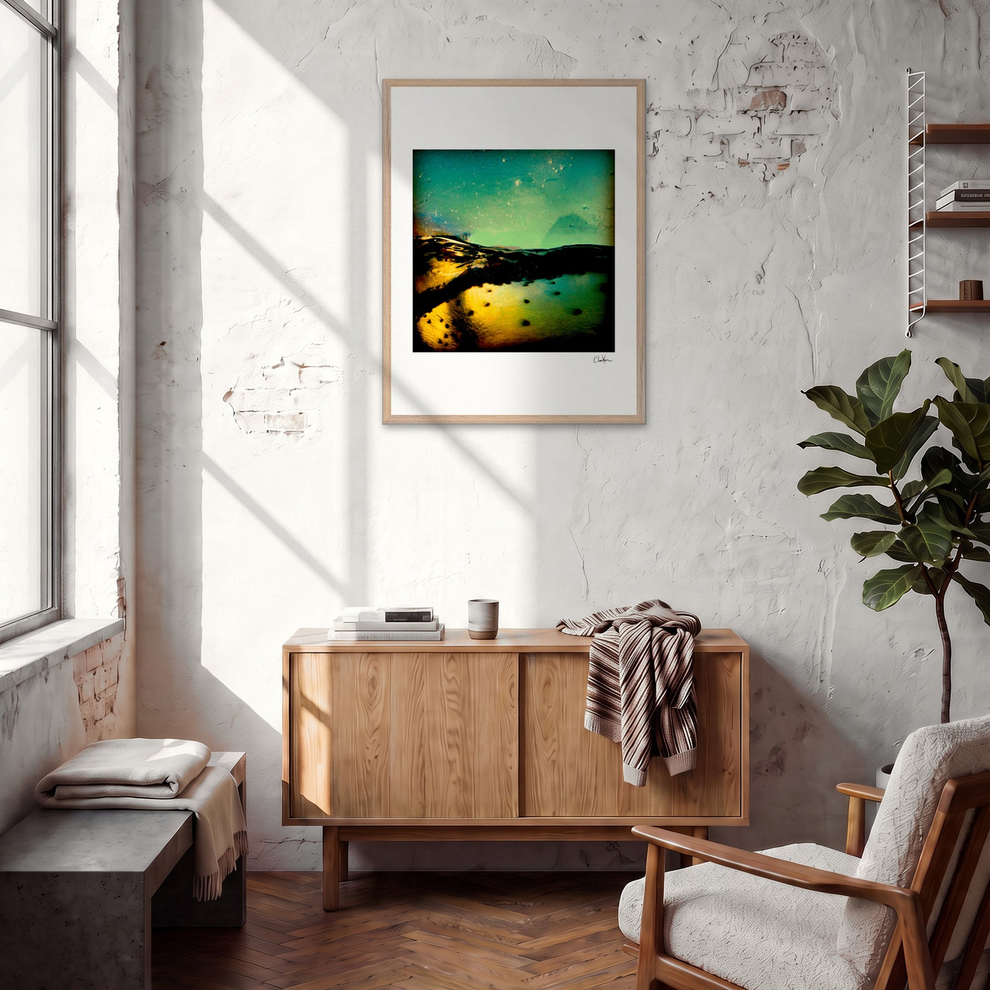 Underwater Flight, On a Wall