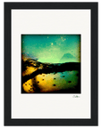 Underwater Flight Framed print 13x18 cm / 5x7″ Black frame 43