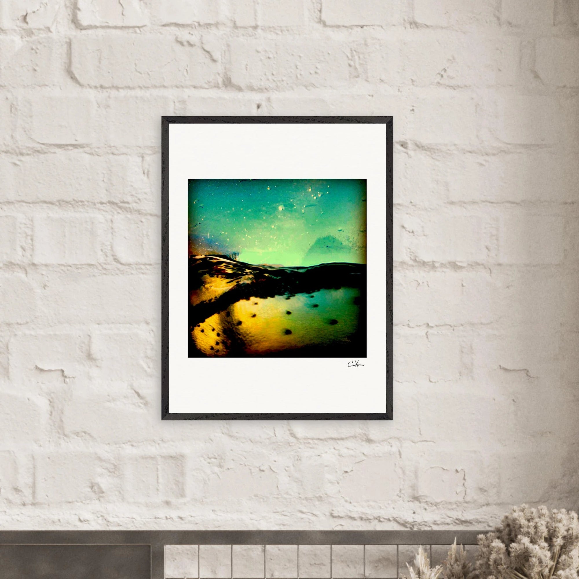 Underwater Flight Framed print 13x18 cm / 5x7″ White frame 2