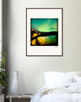 Underwater Flight Framed print 13x18 cm / 5x7″ White frame 5