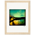 Underwater Flight Framed print 13x18 cm / 5x7″ Wood frame 21