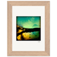 Underwater Flight Framed print 13x18 cm / 5x7″ Wood frame 28
