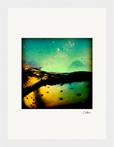 Underwater Flight Framed print 15x20 cm / 6x8″ White frame 10