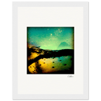 Underwater Flight Framed print 15x20 cm / 6x8″ White frame 10