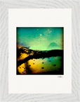 Underwater Flight Framed print 15x20 cm / 6x8″ White frame 15