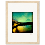 Underwater Flight Framed print 15x20 cm / 6x8″ Wood frame 20