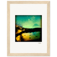 Underwater Flight Framed print 15x20 cm / 6x8″ Wood frame 20