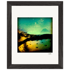 Underwater Flight Framed print 20x25 cm / 8x10″ Black frame 33