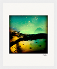 Underwater Flight Framed print 20x25 cm / 8x10″ White frame 14