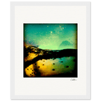 Underwater Flight Framed print 20x25 cm / 8x10″ White frame 14