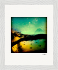 Underwater Flight Framed print 20x25 cm / 8x10″ White frame 13