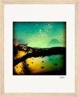 Underwater Flight Framed print 20x25 cm / 8x10″ Wood frame 29