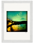 Underwater Flight Framed print 21x29.7 cm / 8x12" White frame 14