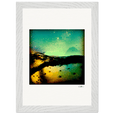 Underwater Flight Framed print 21x29.7 cm / 8x12" White frame 14