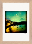 Underwater Flight Framed print 21x29.7 cm / 8x12" Wood frame 25