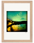 Underwater Flight Framed print 21x29.7 cm / 8x12" Wood frame 25