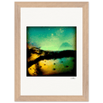 Underwater Flight Framed print 21x29.7 cm / 8x12" Wood frame 25