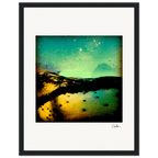 Underwater Flight Framed print 27x35 cm / 11x14″ Black frame 50