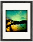Underwater Flight Framed print 27x35 cm / 11x14″ Black frame 35