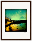 Underwater Flight Framed print 27x35 cm / 11x14″ Dark wood frame 38