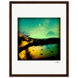 Underwater Flight Framed print 27x35 cm / 11x14″ Dark wood frame 38