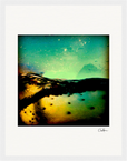 Underwater Flight Framed print 27x35 cm / 11x14″ White frame 9