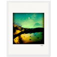 Underwater Flight Framed print 27x35 cm / 11x14″ White frame 9