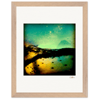 Underwater Flight Framed print 27x35 cm / 11x14″ Wood frame 22