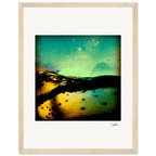 Underwater Flight Framed print 27x35 cm / 11x14″ Wood frame 25