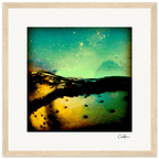 Underwater Flight Framed print 30x30 cm / 12x12″ Wood frame 22