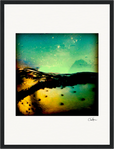 Underwater Flight Framed print 30x40 cm / 12x16″ Black frame 52