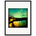 Underwater Flight Framed print 30x40 cm / 12x16″ Black frame 52
