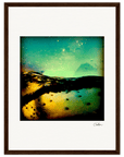Underwater Flight Framed print 30x40 cm / 12x16″ Dark wood frame 31