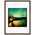 Underwater Flight Framed print 30x40 cm / 12x16″ Dark wood frame 31