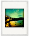 Underwater Flight Framed print 30x40 cm / 12x16″ White frame 8