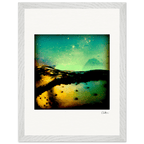 Underwater Flight Framed print 30x40 cm / 12x16″ White frame 8