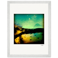 Underwater Flight Framed print 30x40 cm / 12x16″ White frame 8